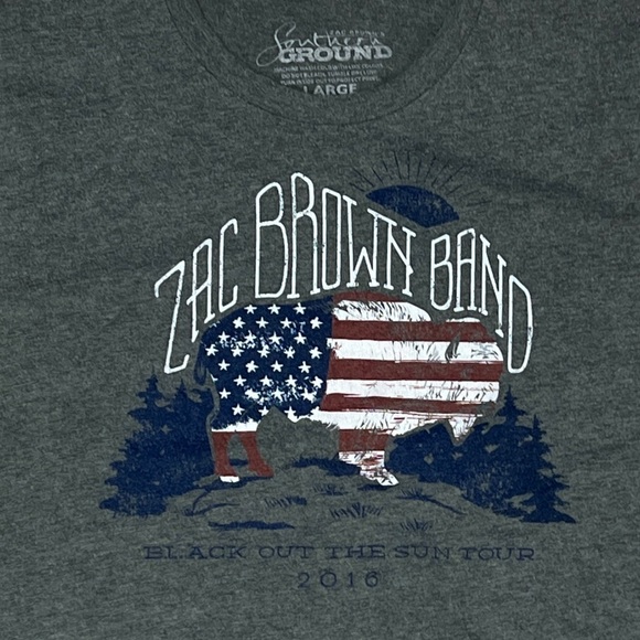 Zac Brown Block out the Sun 2016 Music Country Rock n' Roll Concert tshirt - Picture 3 of 6